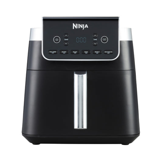 Ninja Air Fryer MAX PRO, 6.2L, Uses No Oil, Large Single Drawer, Roast, Bake, Air Fry, Family Size, Digital, Cook From Frozen, Non-Stick, Dishwasher Safe Basket & Crisper Plate, Grey, AF180UK