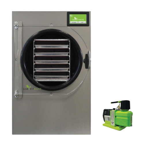 Harvest Right | Home Freeze Dryer Large with Premier Oil Vacuum Pump and Mylar Starter Kit